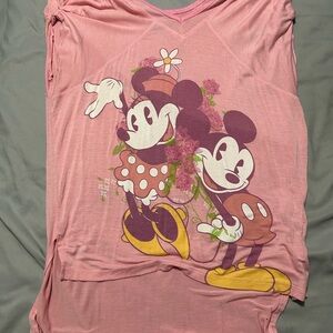 Disney Pink Minnie and Mickey Mouse Tee